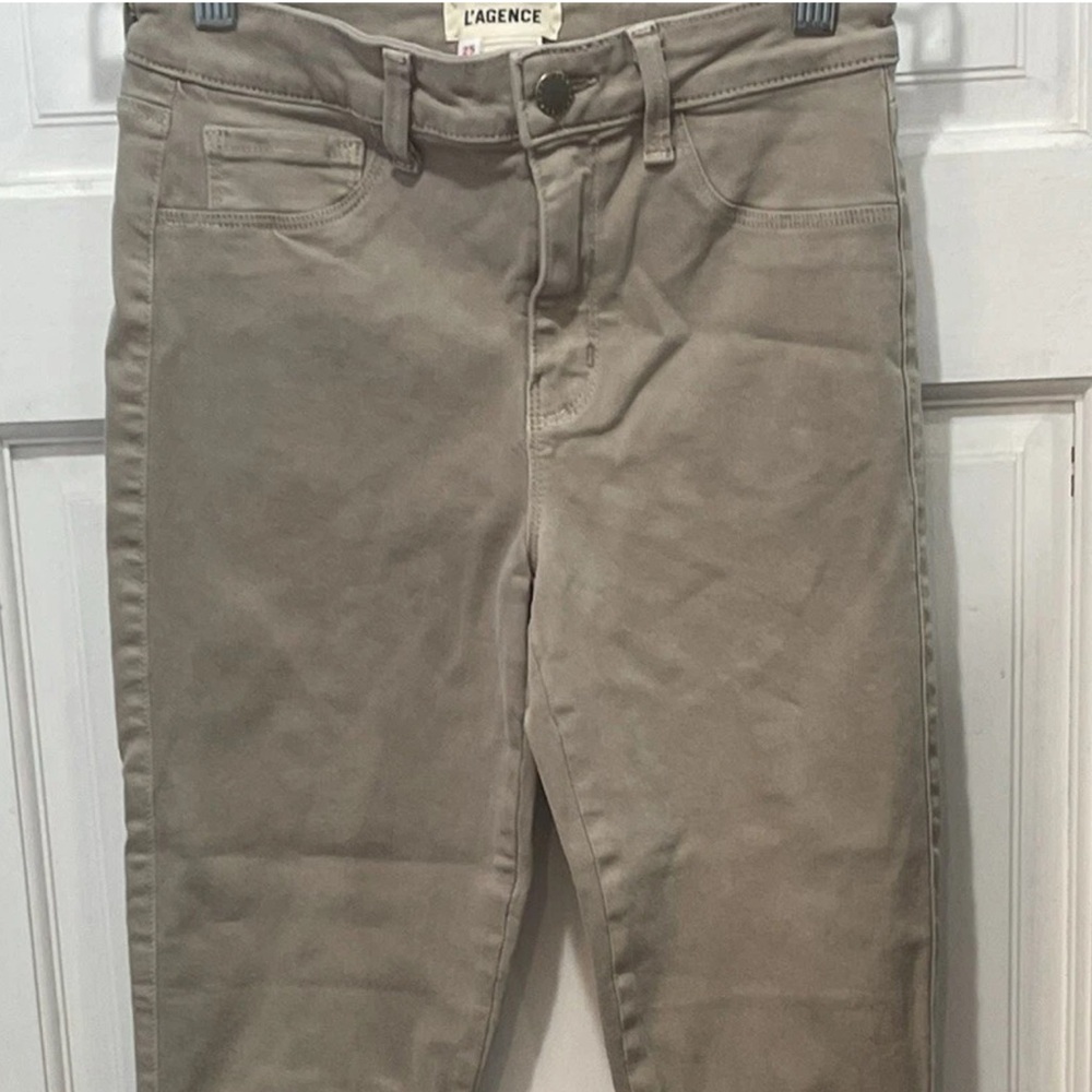 L'Agence Tan Stretch Skinny Jeans Size 25